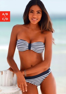 Venice Beach, Venice Beach Bandeau-Bikini-Top »Summer«, Venice Beach Bandeau-Bikini-Top »Summer«, mit kontrastfarbener Schlaufe