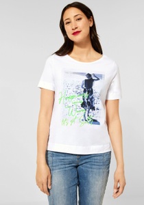 STREET ONE, STREET ONE T-Shirt, mit Fotoprint im Vorderteil, 