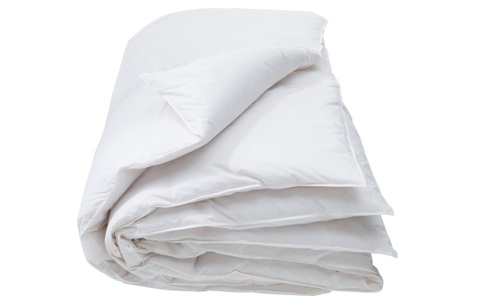 Interio bettwaren, Interio Bettwaren - Duvet Classic Light 160 x 210 cm, Interio Bettwaren Daunenbettdecke »Interio Bettwaren Classic Liht 160 x 210 cm«, Füllung 90% grossflockige Gänsedaunen, 10% Federchen, Bezug Cambric, 100% Baumwolle, (1 St.)