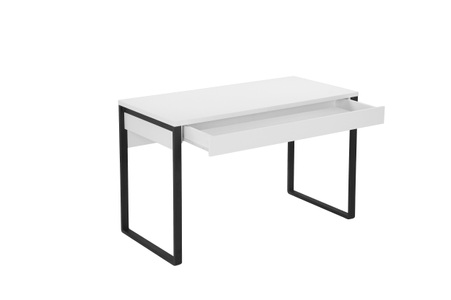 PLACES OF STYLE, Places of Style Schreibtisch »Moid, Computertisch im modernen Design,«, Breite 120 cm, mit Metallbeinen & Schublade, Places of Style Schreibtisch »Moid, Computertisch im modernen Design,«, Breite 120/140/160 cm, mit Metallbeinen & Schublade