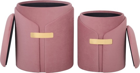 Kayoom Polsterhocker »Hocker Forcet 125« 2er-Set, mit Stauraum, dekorativ