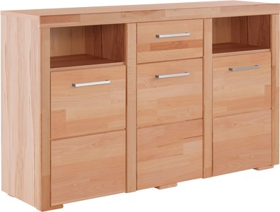Woltra, Woltra Sideboard »Falco«, Fronten in Massivholz, Home affaire Sideboard »Falco«, Fronten in Massivholz