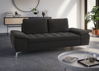 sit&more 2,5-Sitzer, mit hochwertigen Metallfüssen