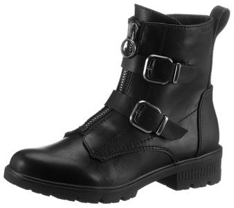 TAMARIS, Tamaris Bikerboots, mit Zierreissverschluss vorne, 