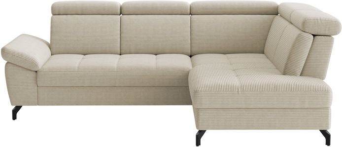 Sit & More, sit&more Ecksofa "Vanity" Inkl.Sitz-,Kopf-und Armteilverstellung