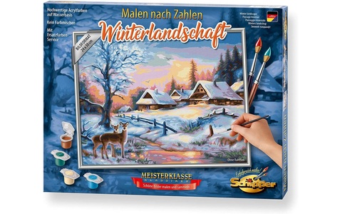 undefined, Winterlandschaft, Schipper Malen nach Zahlen »Winterlandschaft«