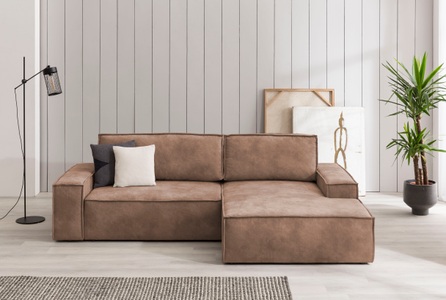 Home affaire Ecksofa »SHERWOOD«, mit Bett-Funktion (Liegefläche 210x136 cm), mit 2 losen Rückenkissen