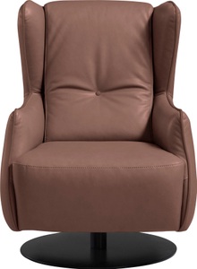 Egoitaliano, Egoitaliano Sessel »Randy«, Egoitaliano Sessel »Randy Hochlehnsessel, Designsessel, Clubsessel, Ohrensessel«, Drehsessel, Relaxsessel, kompakte Stellmasse, bequem