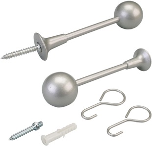 LIEDECO, Raffhalter Liedeco, passend für Gardinen, Liedeco Raffhalter, (1 St.), für Gardinenstangen Ø 16 mm