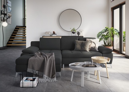 sit&more Ecksofa, mit Recamiere, wahlweise mit Bettfunktion und Bettkasten