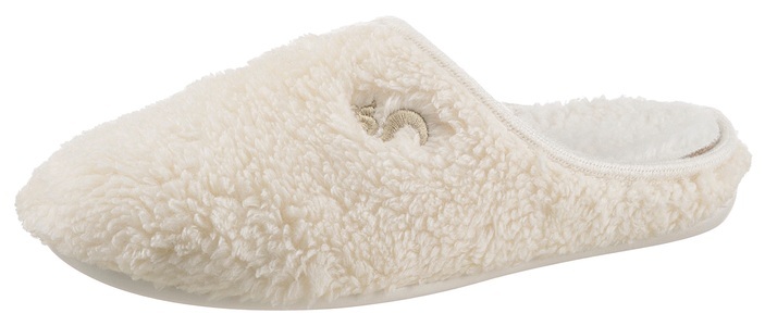 THIES, thies Pantoffel »Bio-Teddy«, in kuscheliger Optik, 