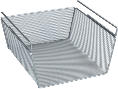Wenko, Wenko - Regaleinhängekorb M, 28 x 15 x 27,5 cm, WENKO Einhängekorb, zum Einhängen in Regal oder Schrank, zusätzlicher Stauraum ohne Bohren