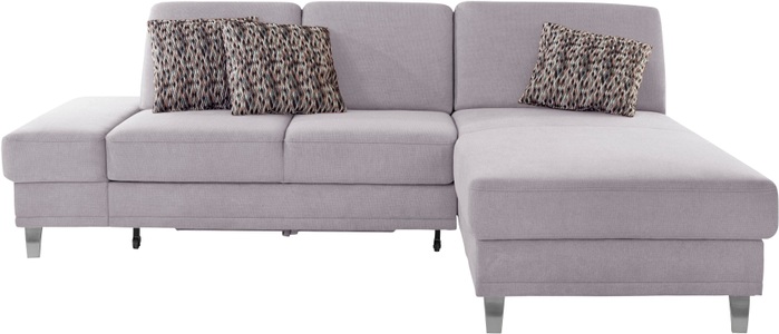 sit&more Ecksofa »Clio V«, wahlweise mit Bettfunktion oder Vorziehsitz und Bettkasten, Inklusive Federkern