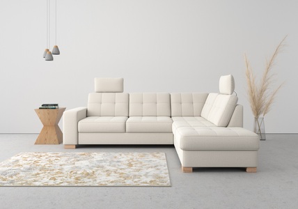 SIT&MORE, sit&more Ecksofa, wahlweise mit Bettfunktion und Bettkasten, sit&more Ecksofa »Quincy L-Form«, wahlweise mit Bettfunktion und Bettkasten