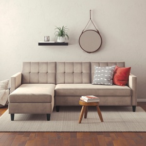 Dorel Home, Dorel Home Ecksofa »Hartford«, mit Bettfunktion und Stauraum, Recamiere beidseitig montierbar, Dorel Home Ecksofa »Hartford II« mit Bettfunktion und Stauraum, Recamiere beidseitig montierbar