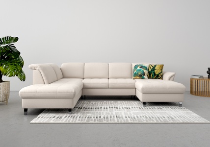 sit&more Wohnlandschaft, wahlweise mit Kopfteilverstellung, Bettfunktion und Stauraum