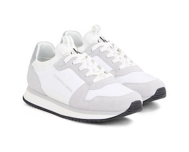 CALVIN KLEIN JEANS, Calvin Klein Jeans Slip-On Sneaker »RUNNER SOCK LACEUP REFL WN«, im Materialmix, 