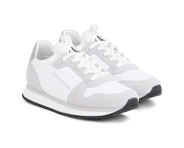 CALVIN KLEIN JEANS, Calvin Klein Jeans Slip-On Sneaker »RUNNER SOCK LACEUP REFL WN«, im Materialmix, 
