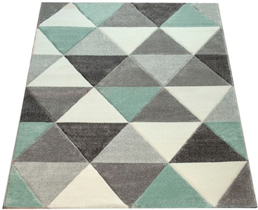 PACO HOME, Paco Home Teppich »Lara 276«, rechteckig, 18 mm Höhe, Kurzflor, modernes geometrisches Design, Pastell-Farben, handgefertigter Konturenschnitt, ideal im Wohnzimmer & Schlafzimmer, Paco Home Teppich »Lara 276«, rechteckig, 16 mm Höhe, Kurzflor, modernes geometrisches Design, Pastell-Farben