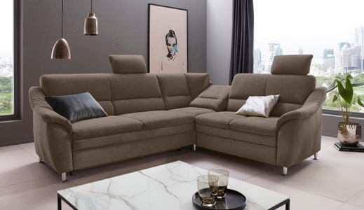 PLACES OF STYLE, Places of Style Ecksofa »Cardoso«, Federkern, wahlweise mit Bett, Schubkasten, teilweise Relaxfunktion, Places of Style Ecksofa »Cardoso L-Form«, Federkern, wahlweise mit Bett, Schubkasten, teilweise Relaxfunktion