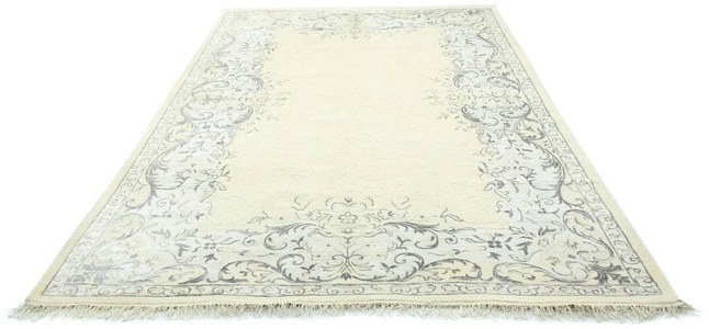 MorgenLand, morgenland Teppich »Designer Teppich handgeknüpft grün«, rechteckig, 7 mm Höhe, morgenland Teppich »Designer Teppich handgeknüpft grün«, rechteckig, 7 mm Höhe