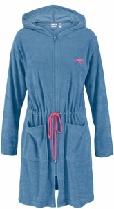 KangaROOS Damenbademantel »Kira«, (1 St.), mit Bindekordel, kurz, Bademäntel für Damen, XS-3XL