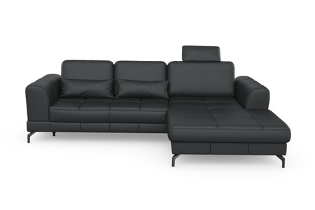 sit&more Ecksofa »Bendigo V«, inklusive Sitztiefenverstellung, Bodenfreiheit 12 cm, wahlweise in 2 unterschiedlichen Fussfarben