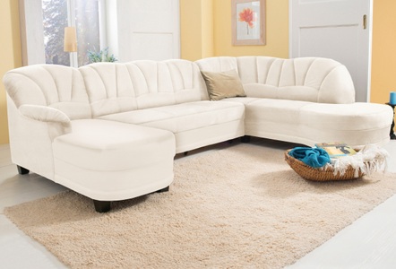 HOME AFFAIRE, Home affaire Wohnlandschaft »Camelita«, wahlweise mit Bettfunktion, 