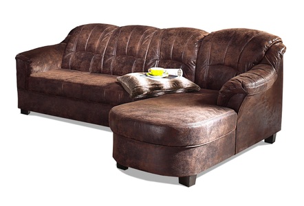 HOME AFFAIRE, Home affaire Ecksofa »Budapest«, wahlweise mit Bettfunktion, mit Recamiere oder Ottomane, 
