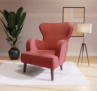 Home affaire Sessel »SICILIA B/T/H: 68/64/88 cm«, moderner Ohrensessel