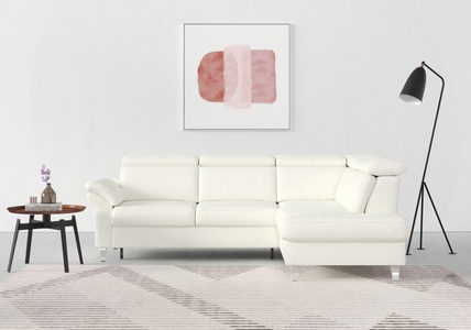 sit&more Ecksofa, inklusive Kopfteilverstellung und Federkern