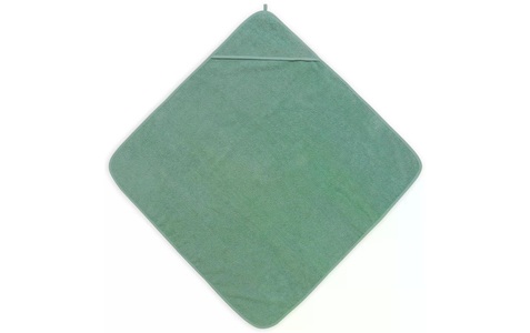 Jollein, jollein Kapuzenbadetuch Frottee ash green 75 x 75 cm, Jollein Badetuch »Terry«, (1 St.)