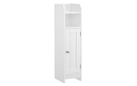 Vasagle, VASAGLE Badregal »80 x 20 cm, Weiss«, VASAGLE Badregal »80 x 20 cm, Weiss«