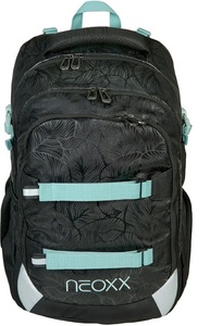 NEOXX, neoxx Schulrucksack »Active, Queen of the Nite«, reflektierende Details, aus recycelten PET-Flaschen, Neoxx Rucksack Queen Of The Nite 31 x 24 x 45,5 cm Schwarz