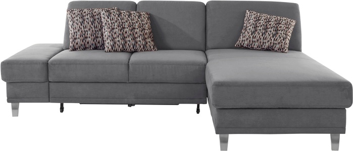 sit&more Ecksofa »Clio V«, wahlweise mit Bettfunktion oder Vorziehsitz und Bettkasten, Inklusive Federkern