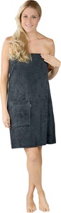 Wewo fashion, Wewo fashion Kilt »9534«, (1 St.), Saunakilt für Damen, mit Stickerei Sauna, Wewo fashion Kilt »9534«, (1 St.), Saunakilt für Damen, mit Klettverschluss & Stickerei Sauna