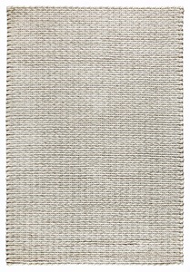 DEKOWE, Dekowe Hochflor-Teppich »Enja«, rechteckig, Handweb Teppich, Strickoptik, handgewebt, 