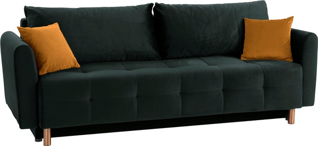 INOSIGN, INOSIGN Schlafsofa »Nordic metallic«, mit Federkern und Metallbeinen, Steppung im Sitzbereich, INOSIGN Schlafsofa »Nordic«, mit Federkern und Metallbeinen, Steppung im Sitzbereich