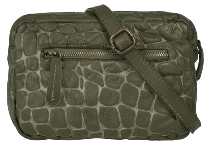 SAMANTHA LOOK, Samantha Look Umhängetasche, (1 tlg.), echt Leder, Made in Italy, Samantha Look Umhängetasche, echt Leder, Made in Italy