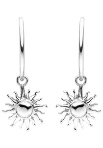 Purelei, Purelei Paar Creolen »Schmuck Geschenk, Sun Ohrringe, mit abnehmbaren Einhänger, Earring-Sun«, Purelei Paar Creolen »Schmuck Geschenk Sun Ohrringe, mit abnehmbaren Einhänger, Earring-Sun«, Einhänger abnehmbar