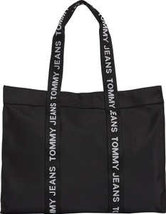 TOMMY JEANS, Shopping-bag Damen Schwarz ONE SIZE, 