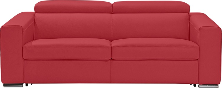 Egoitaliano, Egoitaliano Schlafsofa »Cabiria«, Sofa inkl. Schlaffunktion, Kopfteile verstellbar, mit Metallfüssen, Egoitaliano Schlafsofa »Cabiria, Design und super Sitz- und Liegekomfort« Sofa inkl. Schlaffunktion, Kopfteile verstellbar, mit Metallfüssen
