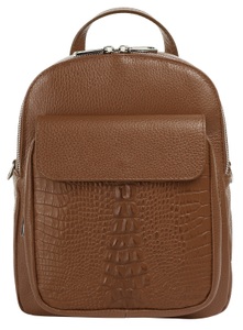 CLUTY, Cluty Cityrucksack, echt Leder, Made in Italy, Cluty Cityrucksack, echt Leder, Made in Italy