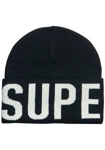 SUPERDRY, Superdry Strickmütze »BRANDED KNITTED BEANIE HAT«, Superdry Strickmütze »BRANDED KNITTED BEANIE HAT«