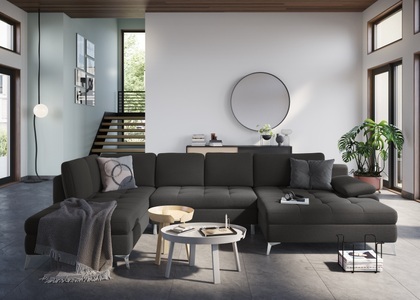 sit&more Wohnlandschaft, mit Mega-Recamiere, wahlweise mit Bettfunktion und Bettkasten