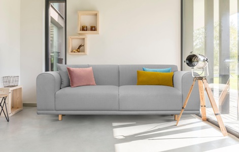 ANDAS, andas 3-Sitzer »Maroon«, in skandinavischem Design, mit losen Kissen, andas 3-Sitzer »Maroon«, in skandinavischem Design, mit losen Kissen