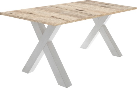MÄUSBACHER, Mäusbacher Esstisch »Mister«, mit Auszug (160-210 cm), Gestell in X-Form, Mäusbacher Esstisch »Mister TOPSELLER!«, (OTTOs Choice), mit Auszug (160-210 cm), Gestell in X-Form