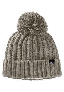 Jack Wolfskin, Jack Wolfskin Bommelmütze »HIGHLOFT KNIT BEANIE W«, Jack Wolfskin Bommelmütze »HIGHLOFT KNIT BEANIE W«