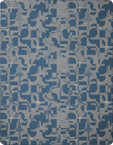 biederlack, Wohndecke 'Geo' biederlack Blau, ELLE DECORATION Wohndecke »Geo«, mit grafischem Design, Kuscheldecke