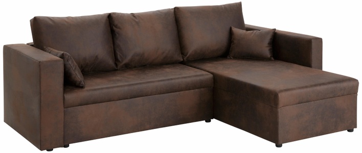 HOME AFFAIRE, Home affaire Ecksofa »Pur«, wahlweise mit Bettfunktion, Home affaire Ecksofa »Pur L-Form«, wahlweise mit Bettfunktion